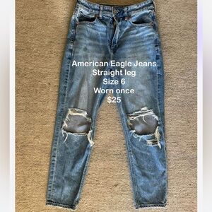 American eagle strigid straight size 6.